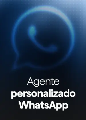 Agente personalizado no WhatsApp (versão azul)